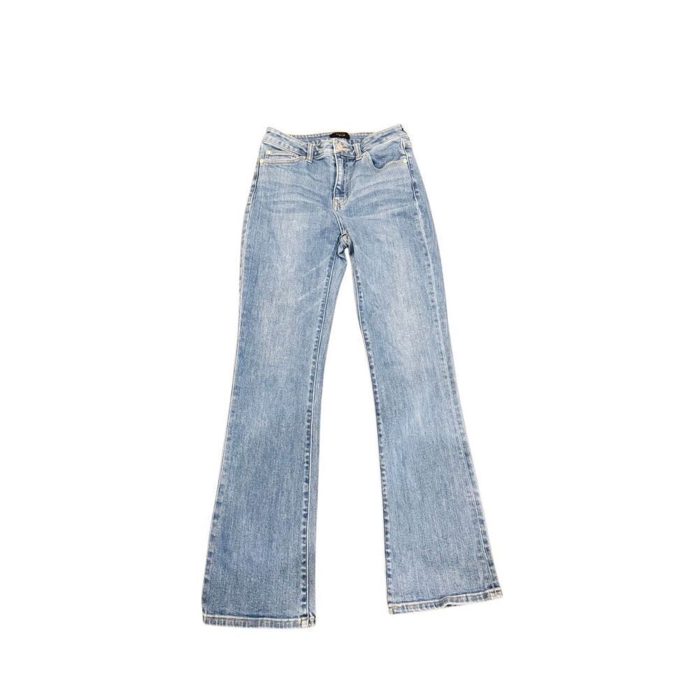 Quince Stretch High Rise Kick Flare Jeans Women’s 26 x 30 Medium Wash